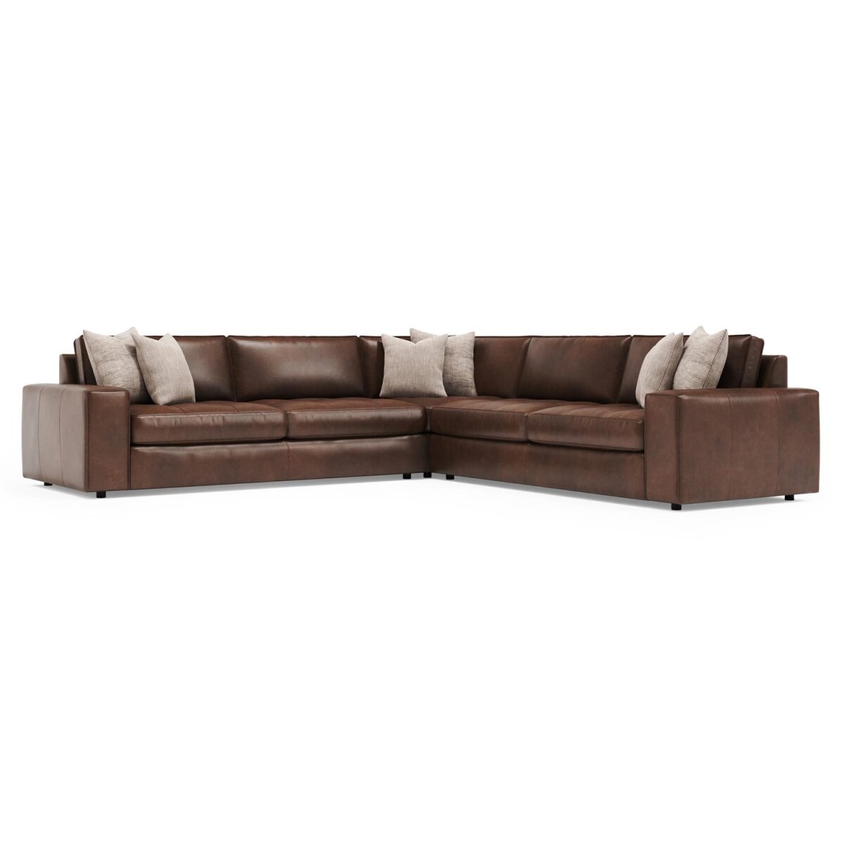 19af27deec9c4720c14b510f20587ef7 Nest Leather Sectional - Image 1