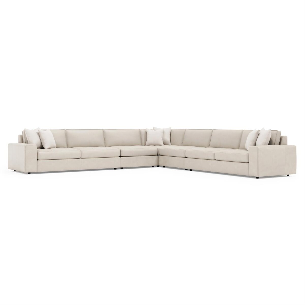 1a7707404a6af5904a034aabcf202f7e Nest Leather Sectional - Image 1
