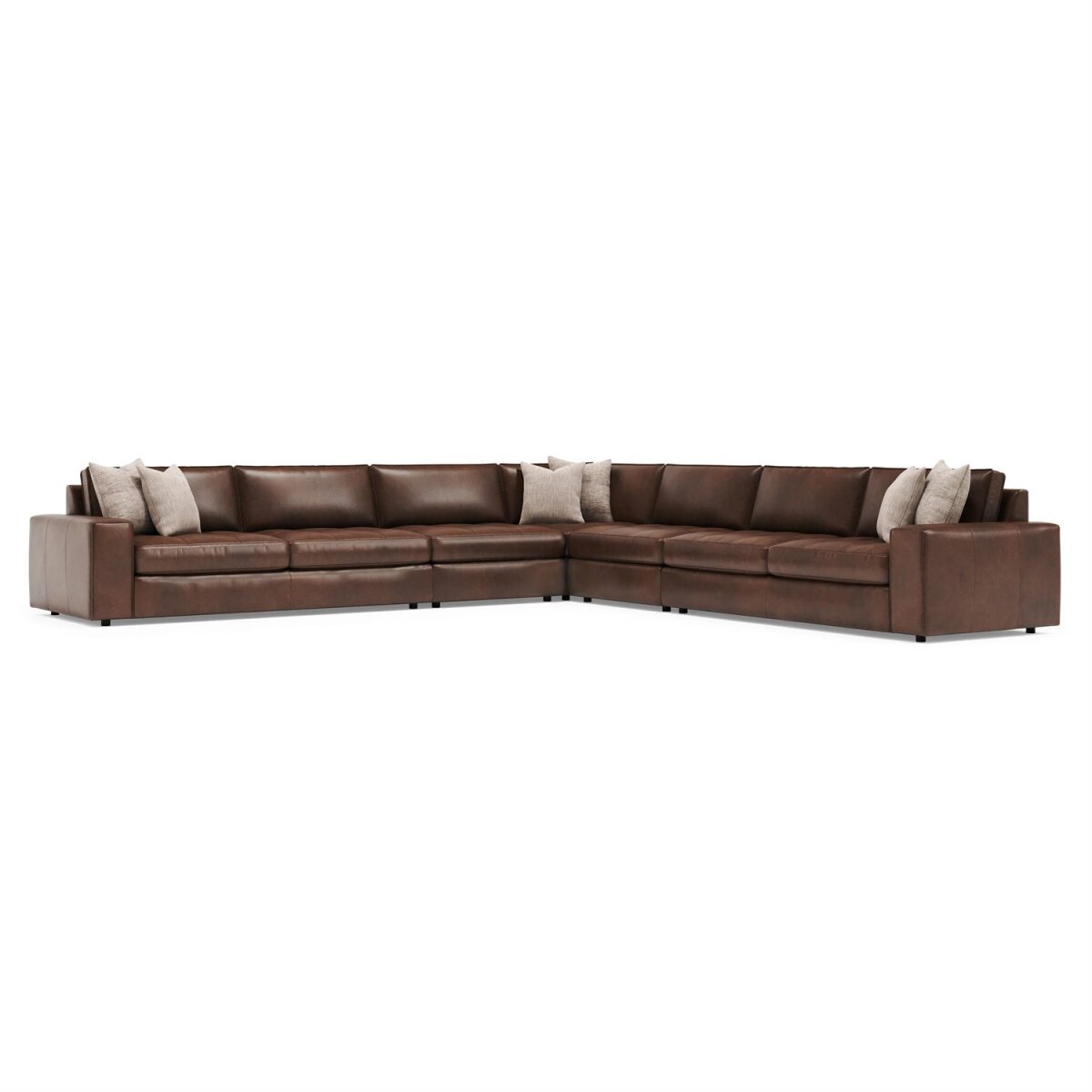 21d7ab06bb3f92ea7e7d3a1d0a9d1461 Nest Leather Sectional - Image 1