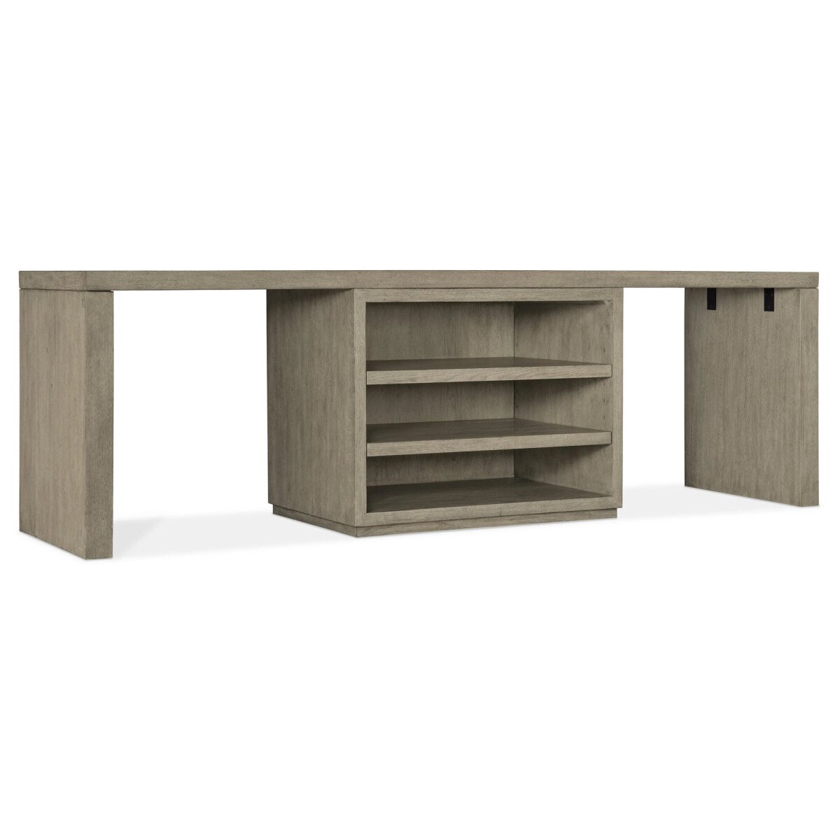 233f6516c7805ff796e67496181ca43b Linville Falls 96" Desk with Centered Open Desk Cabinet - Image 1