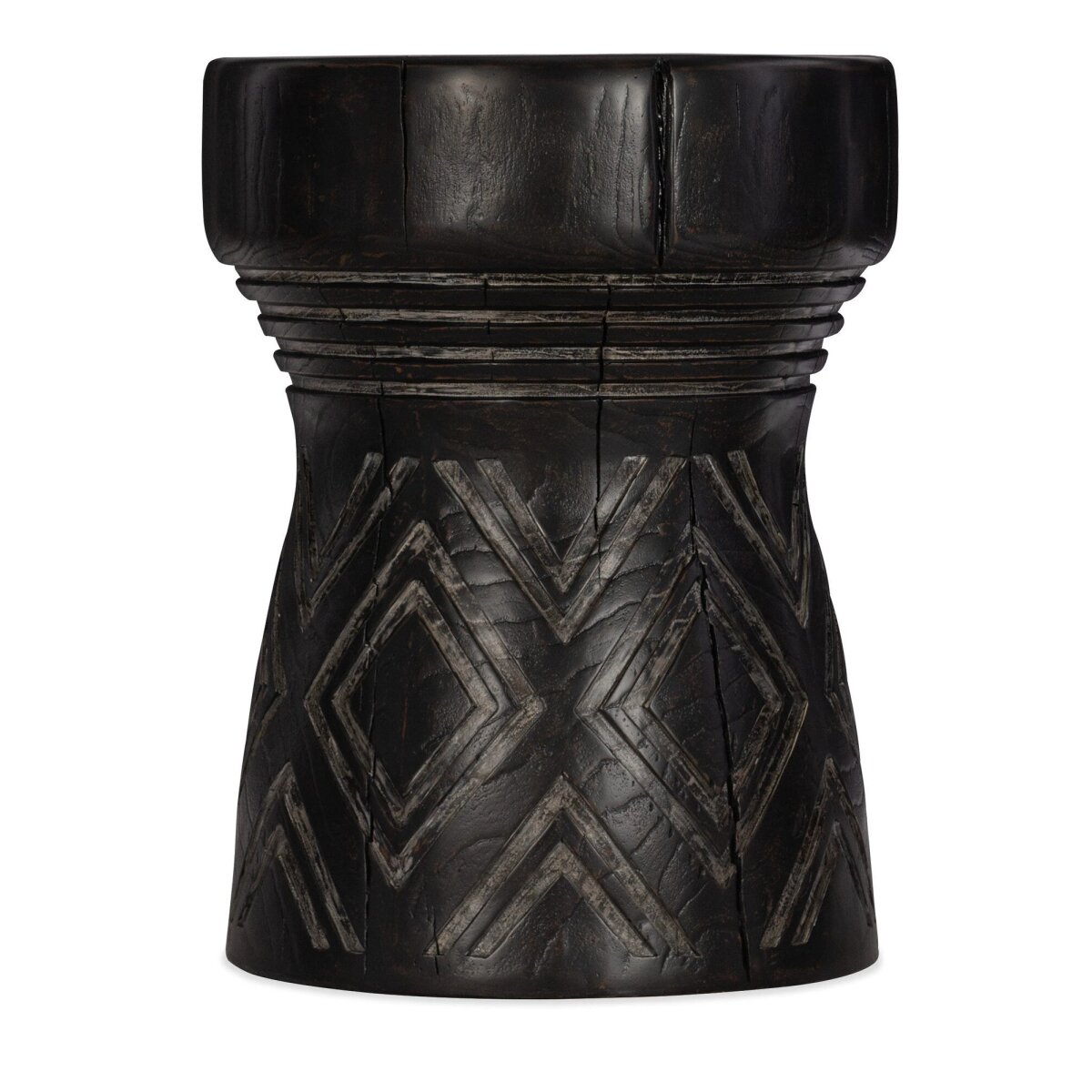 254901cff5e1cdff33d0992485375425 Commerce & Market Carved Stump Side Table - Image 1
