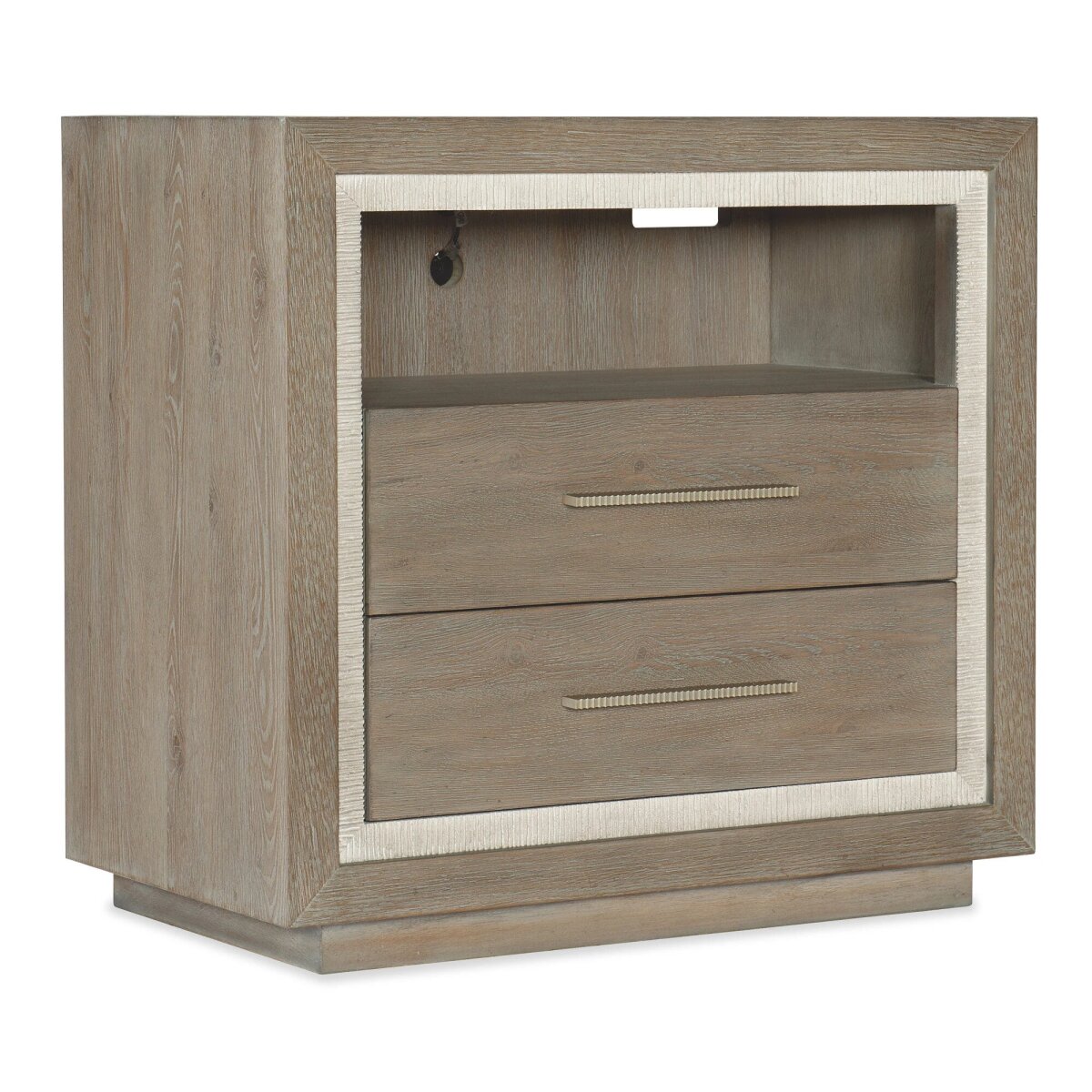 266576ef7cec81303c6c2afe8383e5b1 Serenity Balboa Two Drawer Nightstand - Image 1