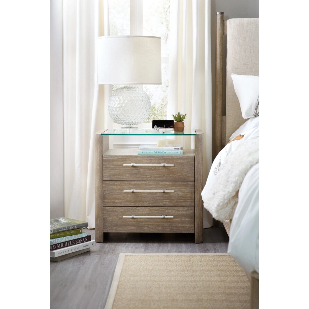 2c4d7d1fdd2fb5d975ab9c0deb141190 Affinity Three-Drawer Nightstand - Image 1