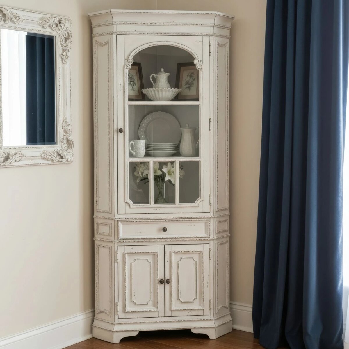 2d39dc8e7154bb984ed7648d4afd7e27 Corner Cabinet - Image 1