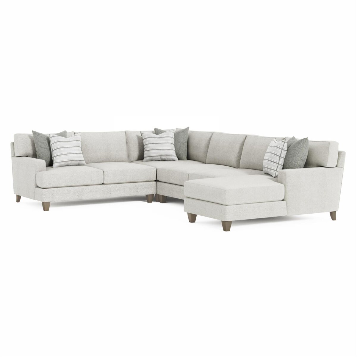 31dd6beffadb79efa6d28c6d566a26f3 Mila Fabric Sectional - Image 1