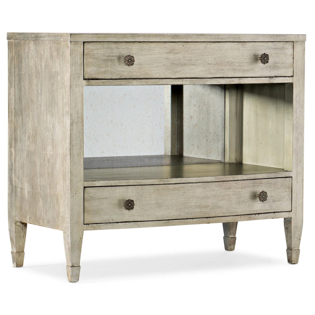 324fd180a877b6a96252d5097d19d369 Sanctuary Gemme Two Drawer Nightstand - Image 1