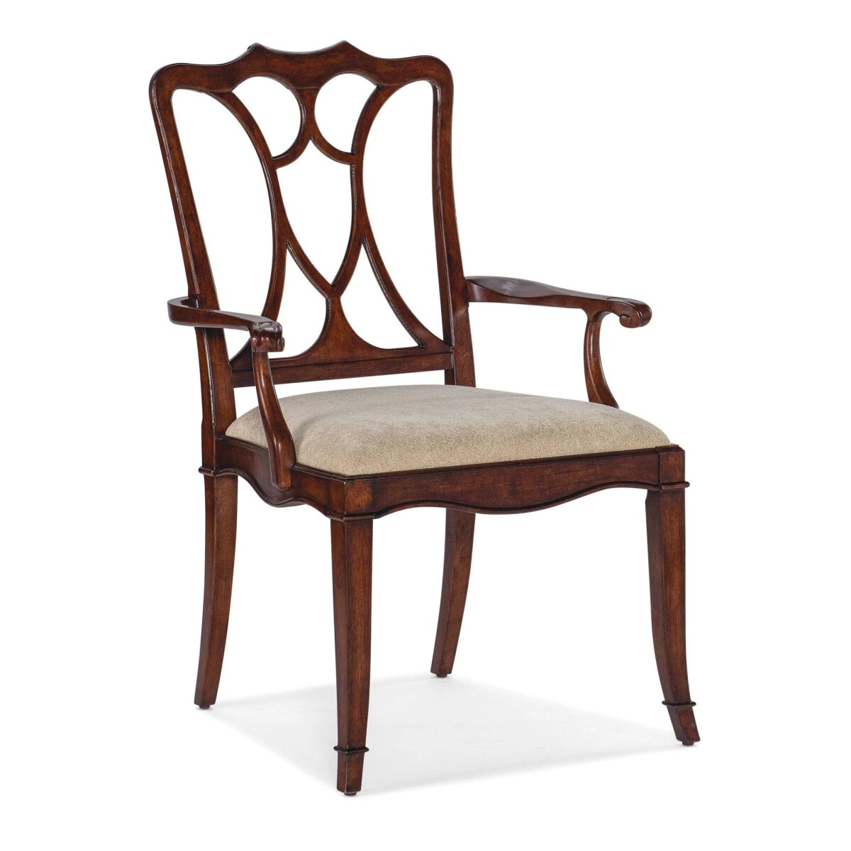 36137b119591e6327977923c655c5fe3 Charleston Upholstered Seat Arm Chair - Image 1