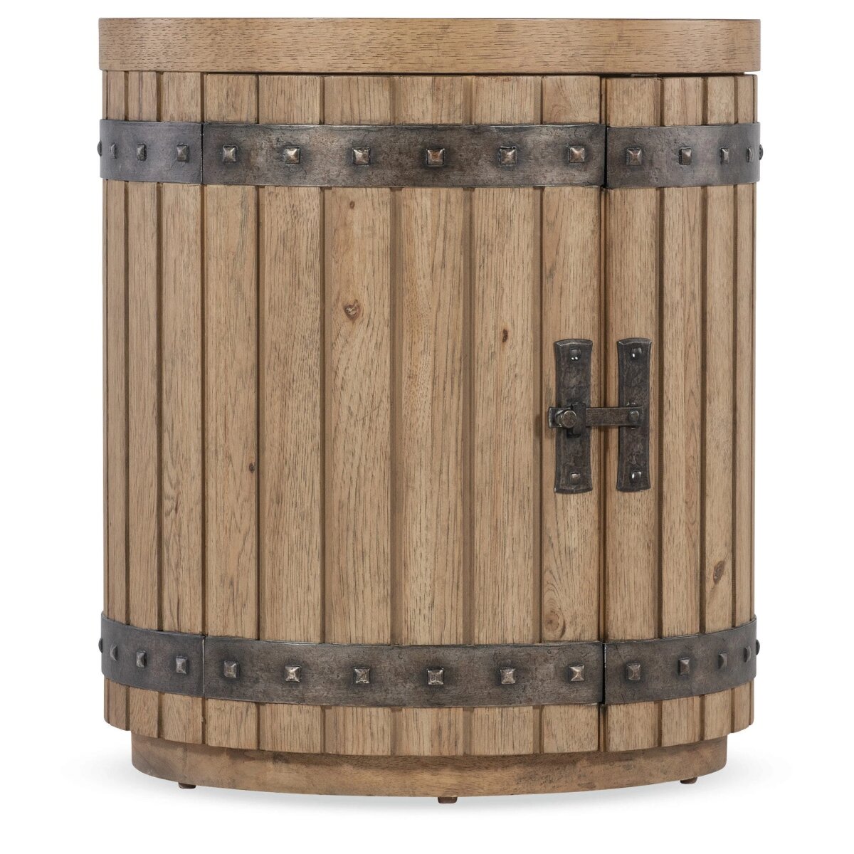 37020444f6235f2298919c088a1d64ea Vineyard Row Wine Barrel End Table - Image 1