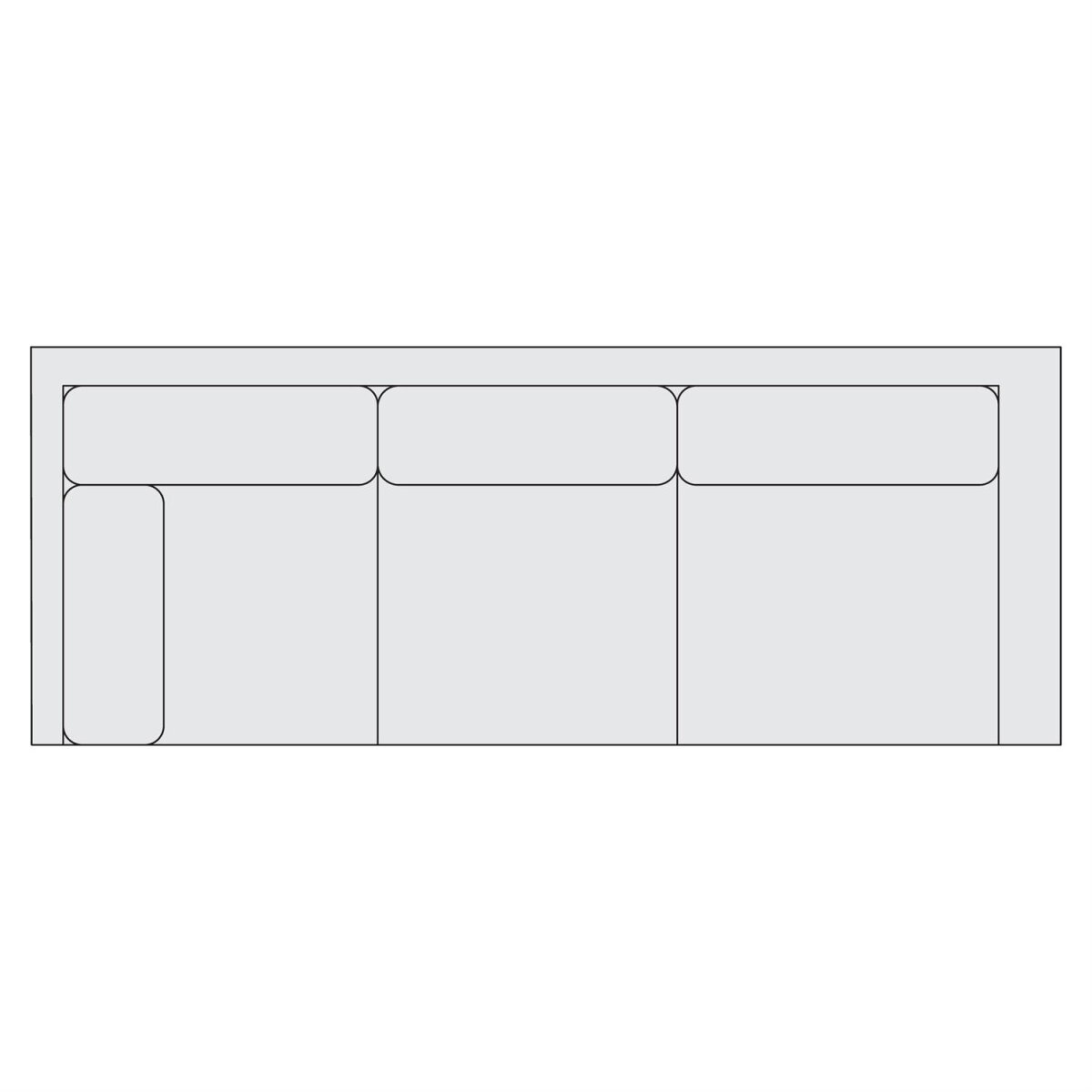 3780c0acaeeec02426a31b91202801e4 Fabric Left Arm Return Sofa - Image 1