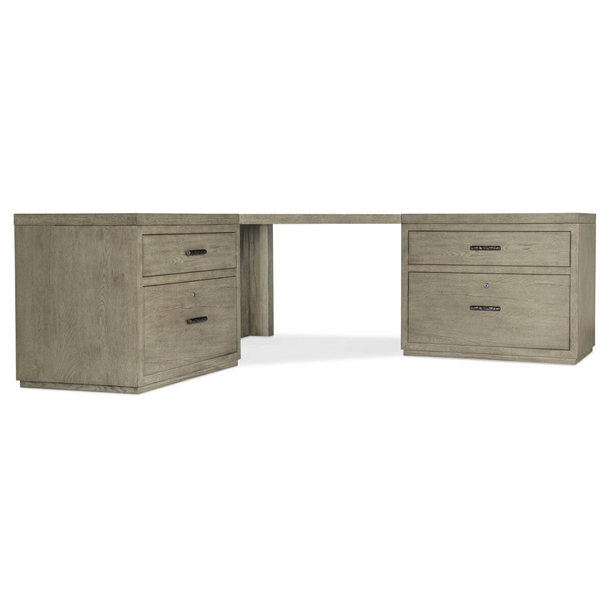 3848f5ee87f5573a175fc3b4160f2f8b Linville Falls Corner Desk with Two Lateral Files - Image 1