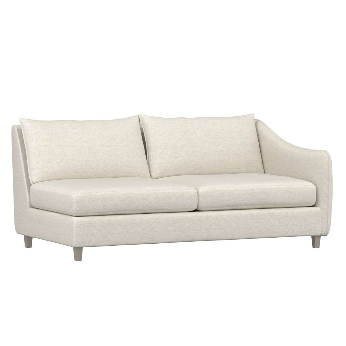 3a04547ee881df3ccbc019e74de3f4c5 Joli Fabric Right Arm Loveseat Without Pillows - Image 1