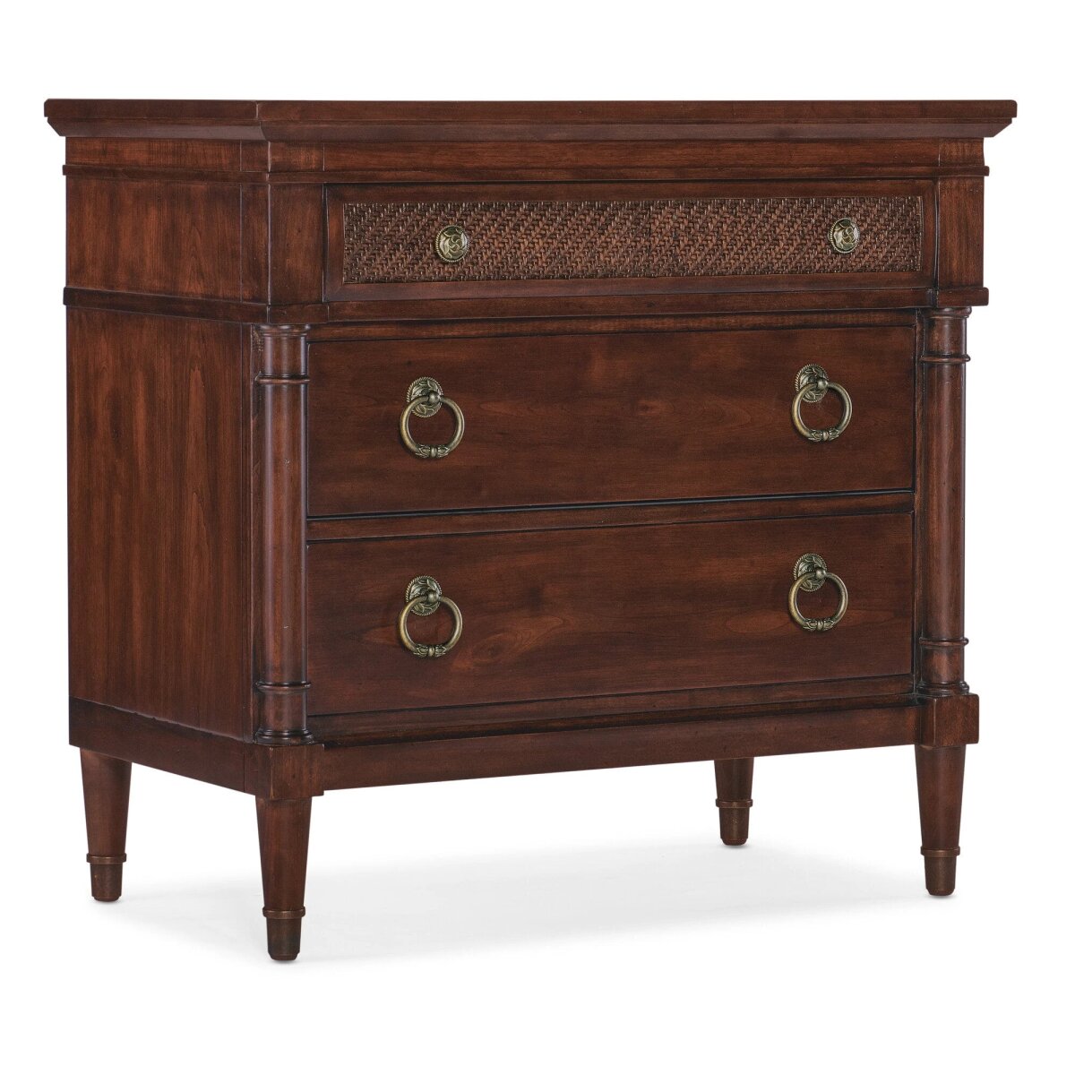 3fd36e6f0fbf44e246e4841d447f0043 Charleston Three-Drawer Nightstand - Image 1