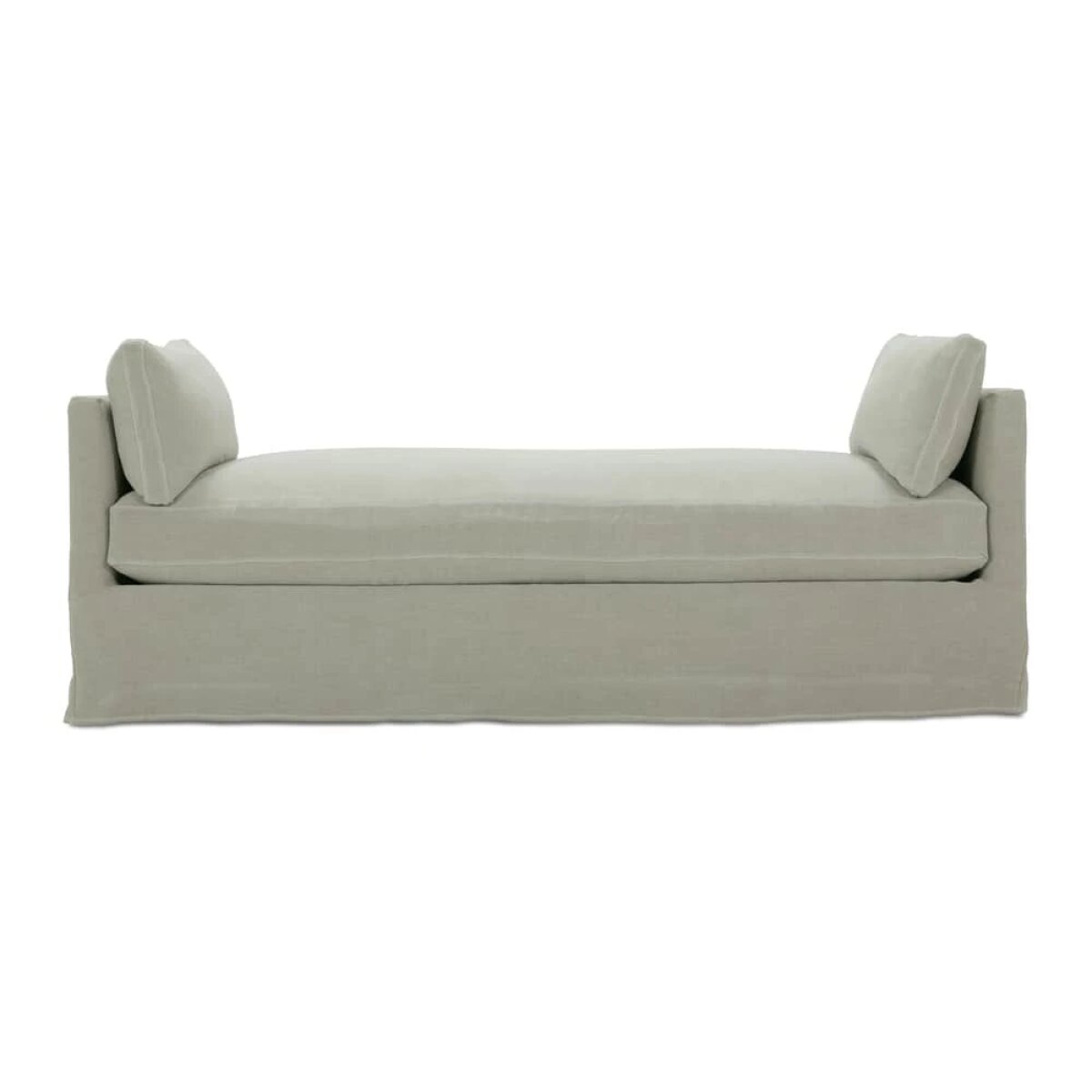 4741ff9bc725989b511f7201d4ab395a Madeline Slipcovered Settee & Daybed - Image 1