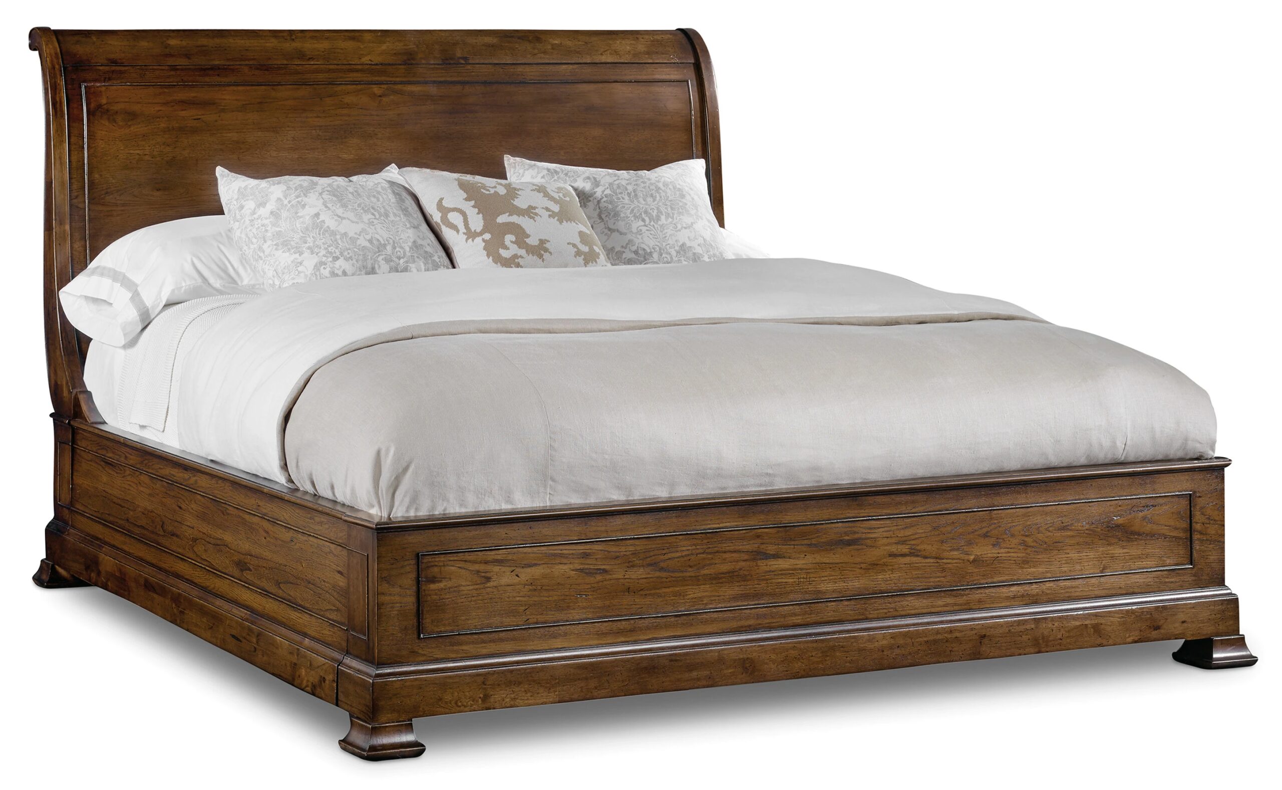 4db55be3594e9c4d31673105addfed20 Archivist Queen Sleigh Bed withLow Footboard - Image 1