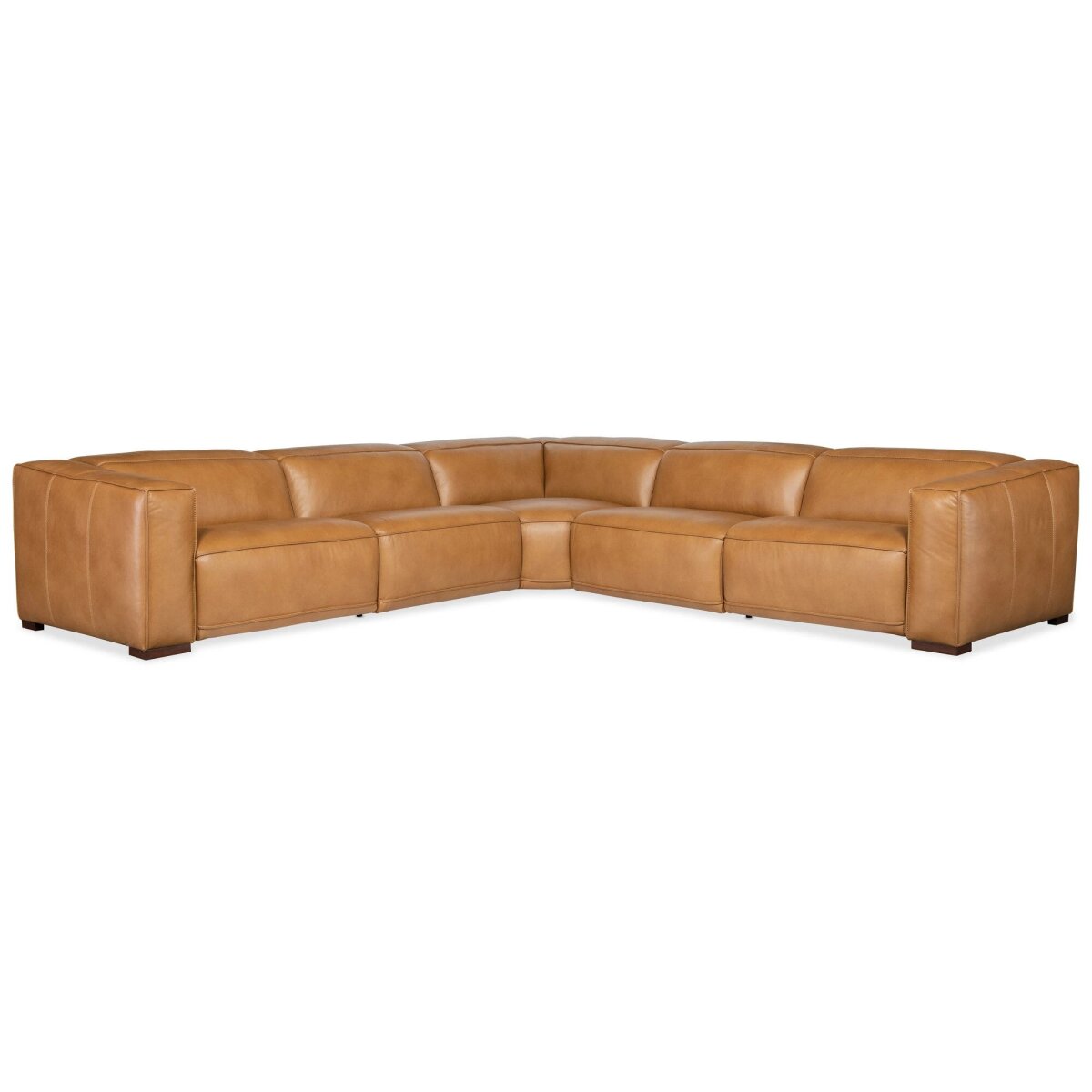 4e72bc1dded4ded297d7cd13dea892ac Fresco 5 Seat Sectional with Power Recline & Power Headrest - Image 1