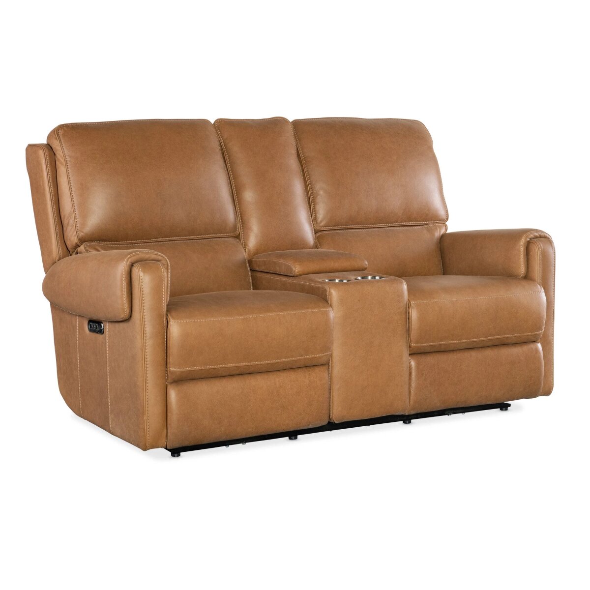 4ede76ddcf5a88e37352d0853219f916 Somers Console Loveseat with Power Recline & Power Headrest - Image 1