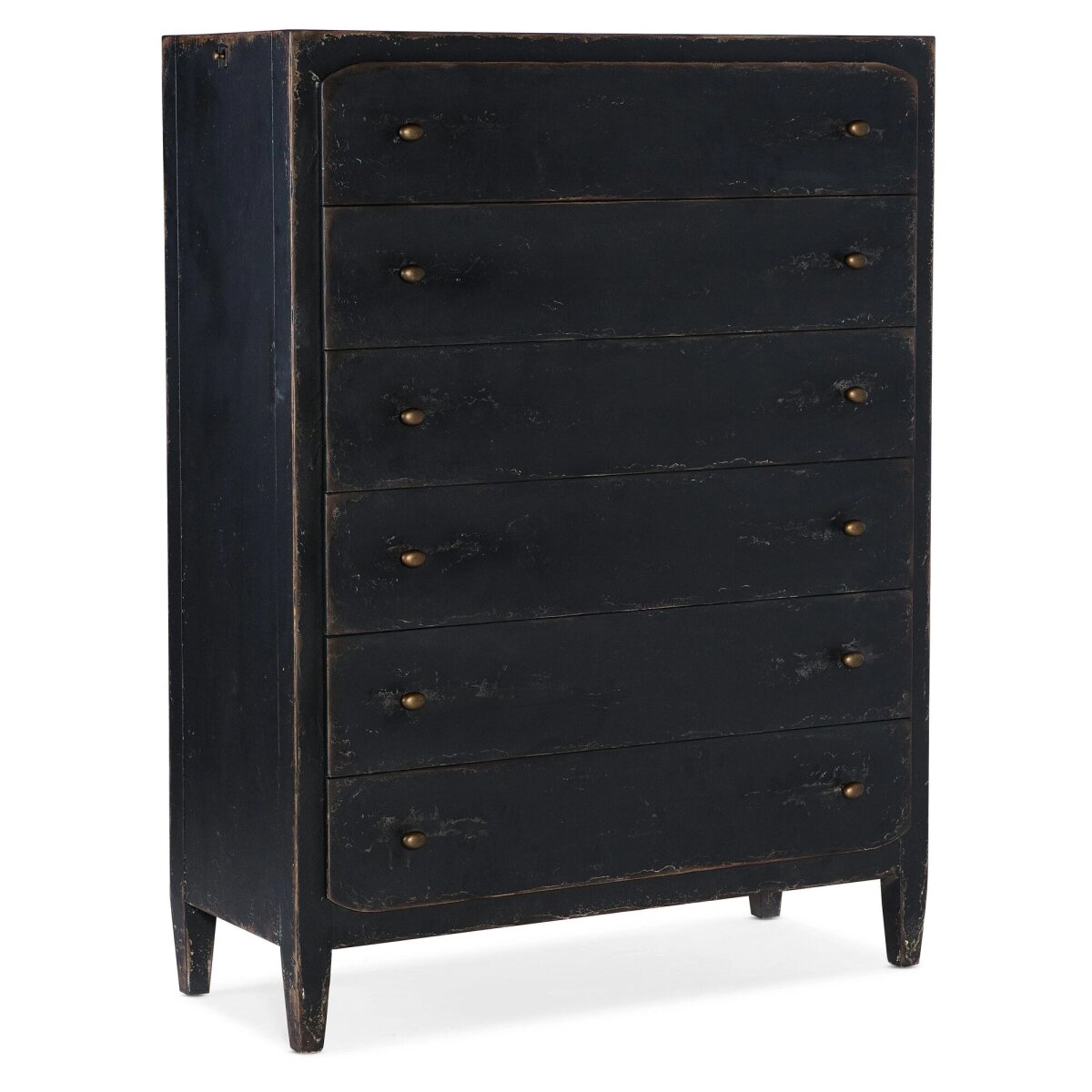 4ef4f9620c2227be2681ffef76775ece Ciao Bella Six-Drawer Chest- Black - Image 1
