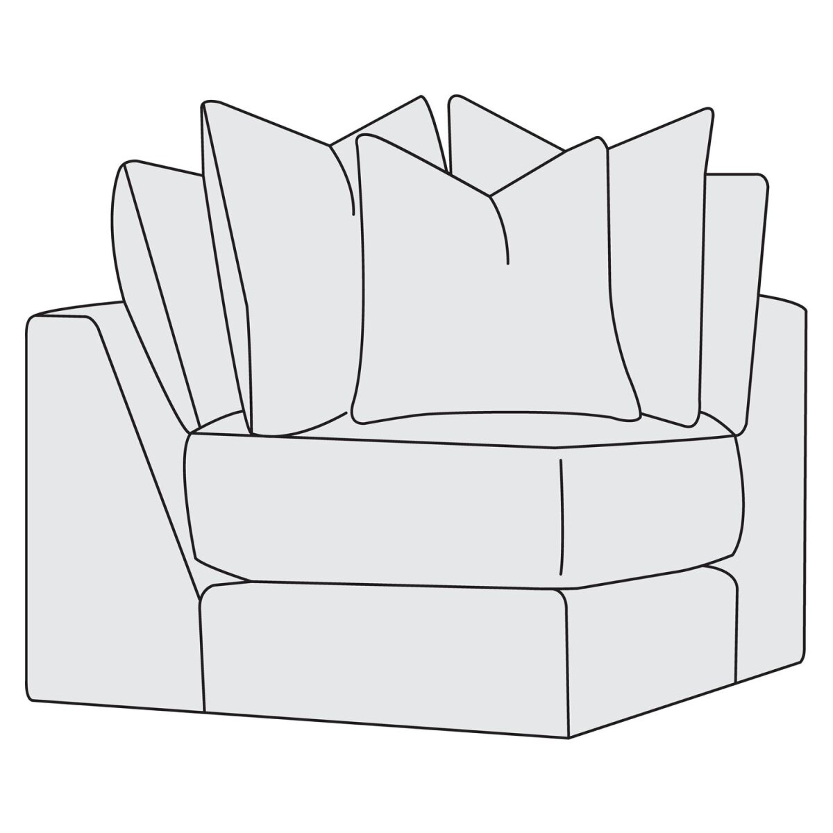 514f1fef9a13a52eacf1e1470c0a04db Vista Fabric Corner Chair - Image 1