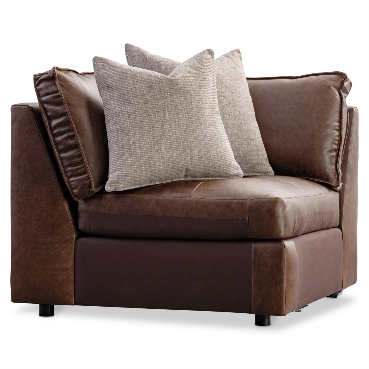 589f85fd211126627ebff97d679cbacd Nest Leather Corner Chair - Image 1