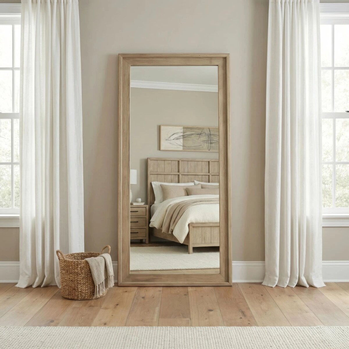 63e2a45ecb1f3a070d3befc3dad37192 Floor Mirror - Image 1