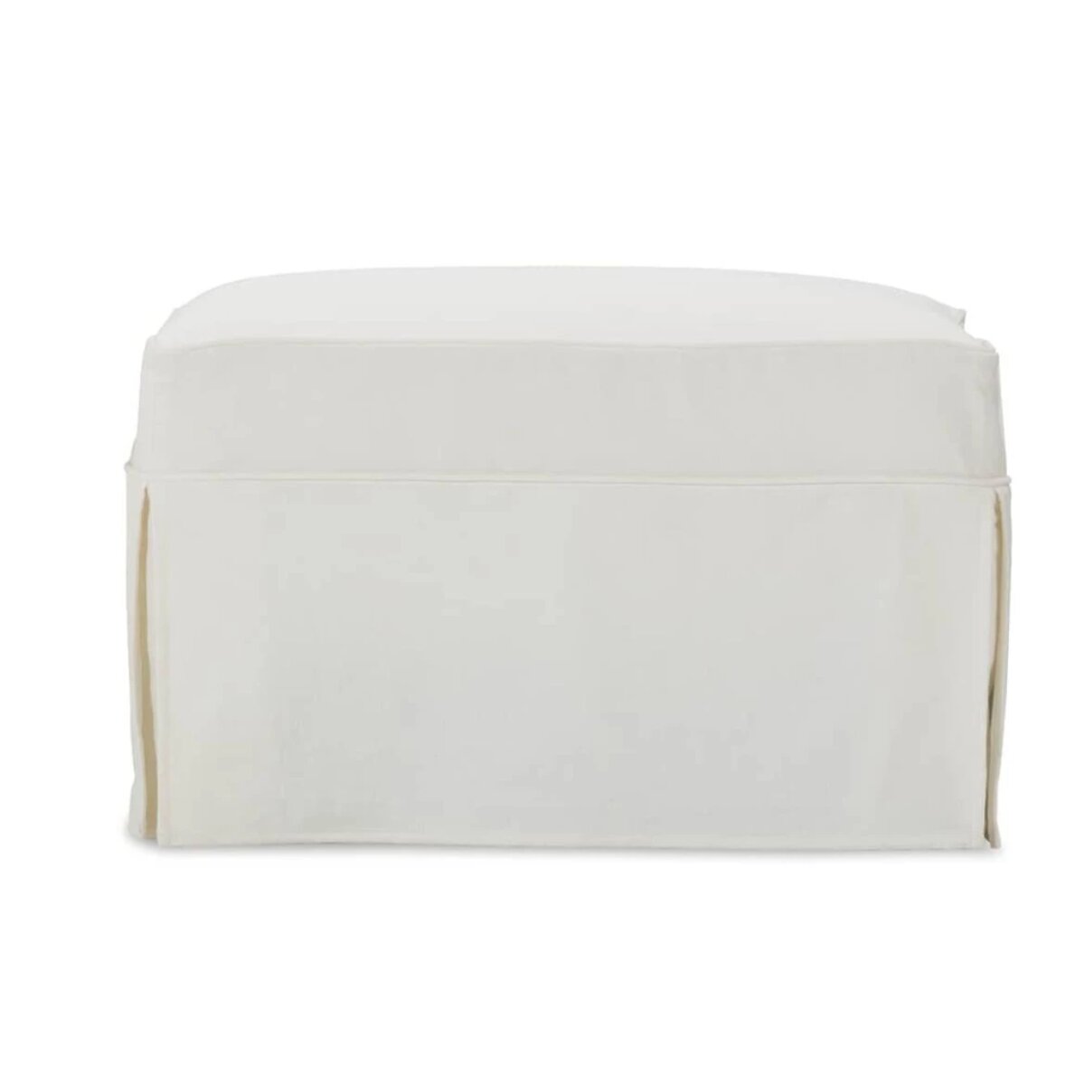 69d4e1ee8270d492022447b63f3e472c Sophie Slipcovered Ottoman - Image 1