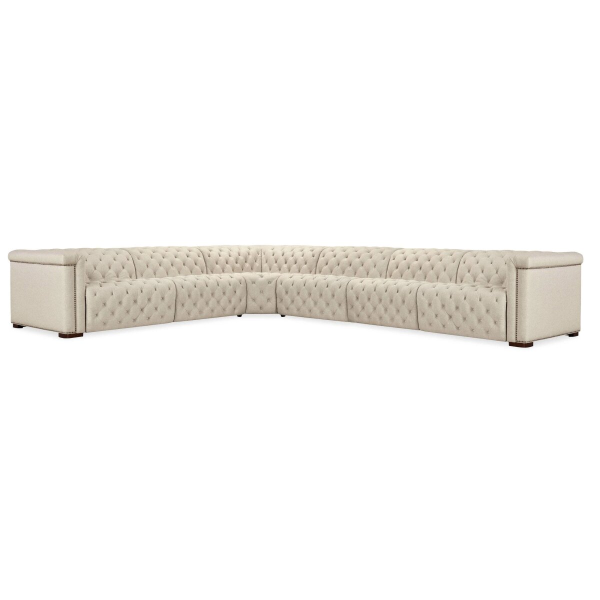 72870182e8dbe9c786c487c1de18814f Savion Deux 6 Seat Sectional with Four Power Recliners and Seven Power Headrests - Image 1