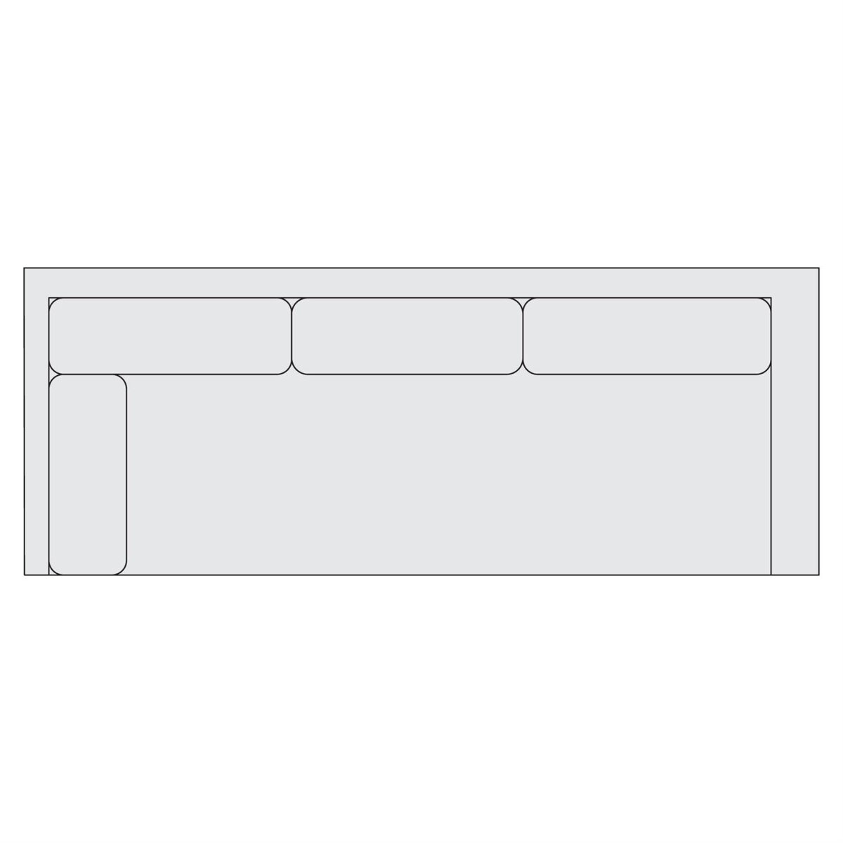 72a62566f9a03ff7fcb28ff51fe14b9a Fabric Left Arm Return Sofa - Image 1