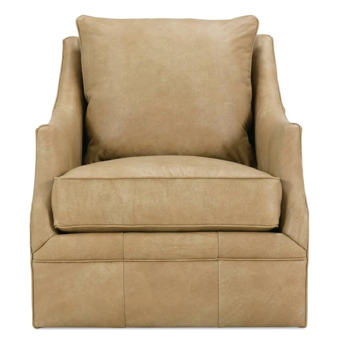 7442fbf07298beb30a7a84dd91a72972 Kara Leather Swivel Chair W/ Glider Option - Image 1