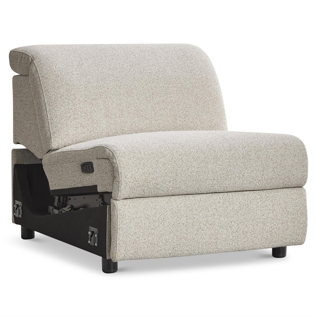 751ba008a9e6b0302c3f56ad4ffbdc00 Avignon Fabric Armless Power Motion Chair - Image 1