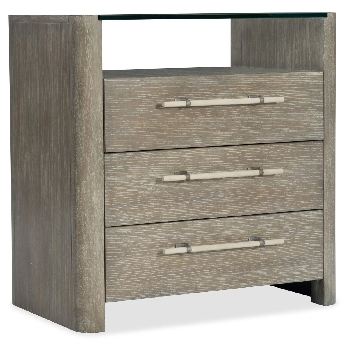 796e3e9f867f831bf2c1260b96b81f88 Affinity Three-Drawer Nightstand - Image 1