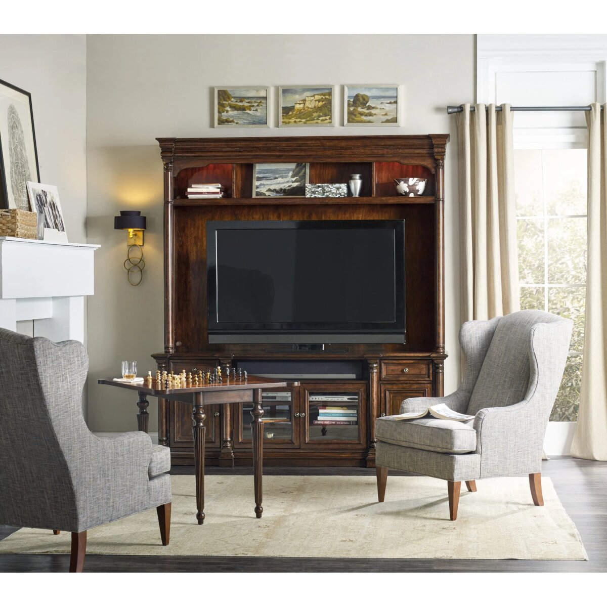 7e270935766278ec47d1268b9facb390 Leesburg Entertainment Console - Image 1