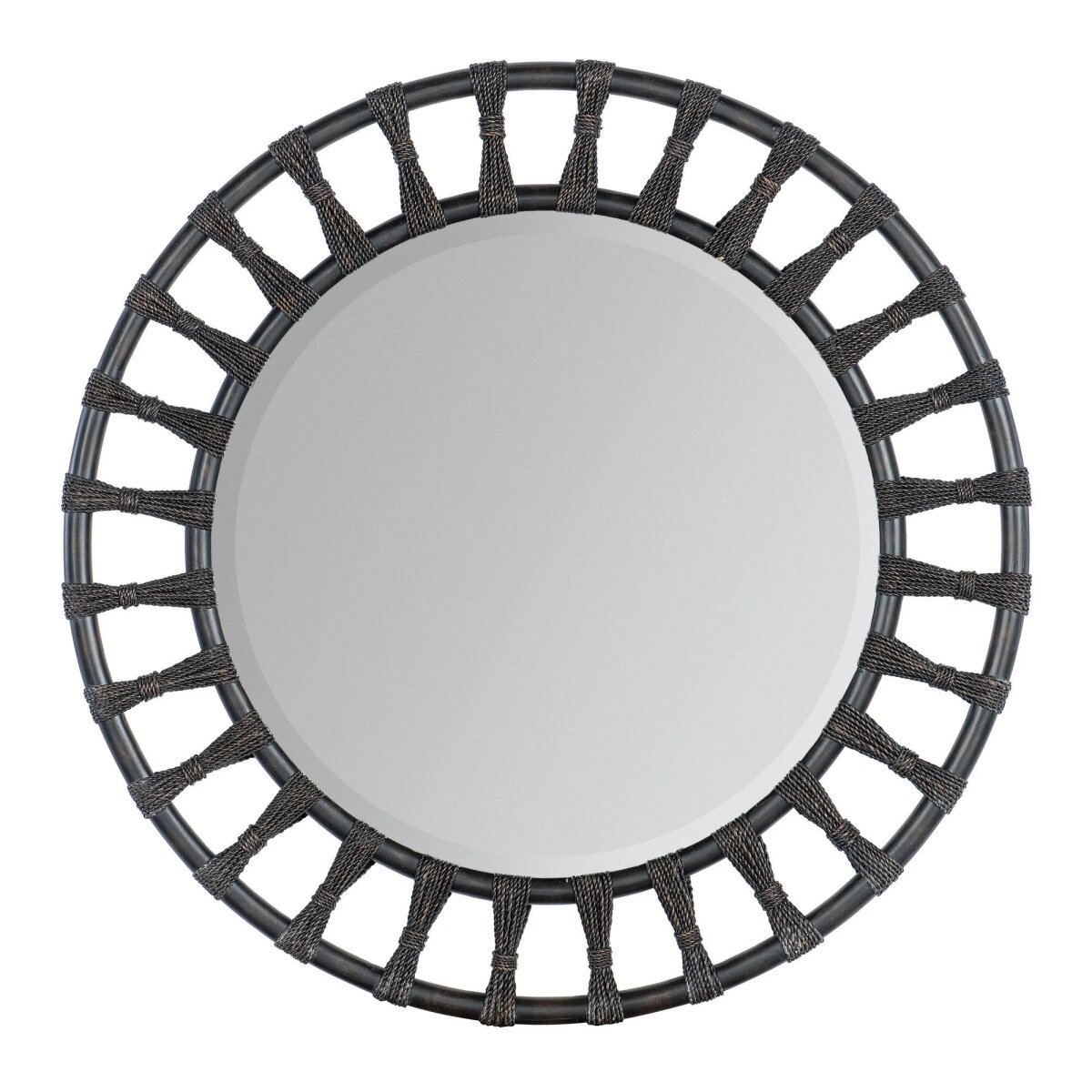 7fd5697fd756c47768d914996c2250d3 Retreat Pole Rattan Accent Mirror - Image 1