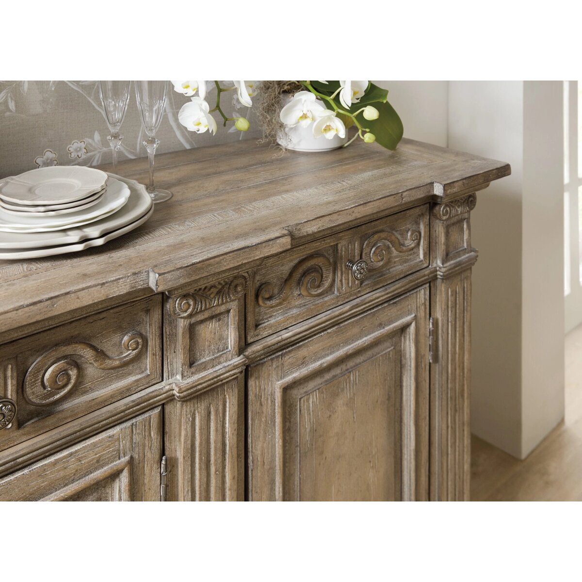 7ff57f2e50a8d928c0313e8d840a4599 Castella 72in Credenza - Image 1