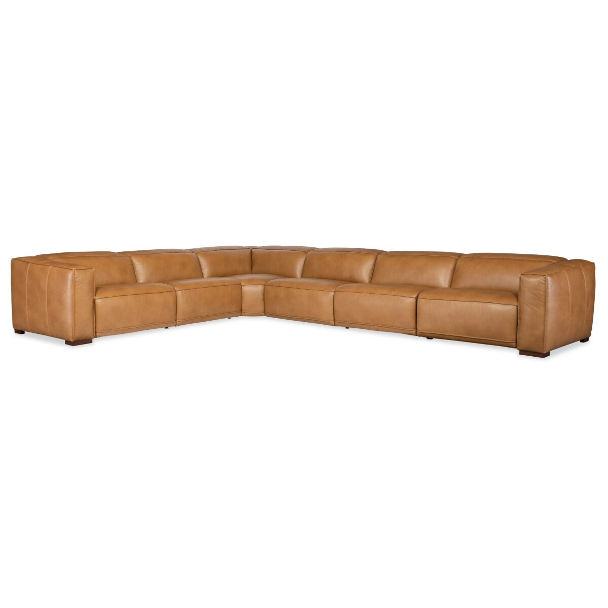 80e9c8cc2f4e5e0a1dab27ce226ada2e Fresco 6 Seat Sectional 4-Power Recline & Power Headrest - Image 1