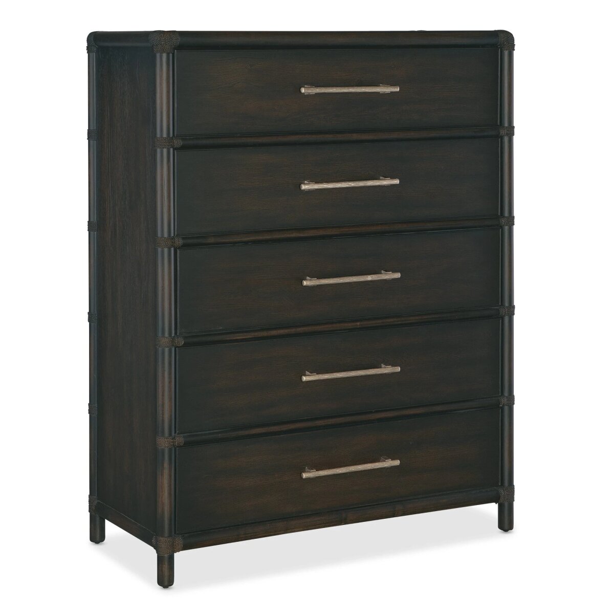 85787ad37b2b22a0dc54e3eb24c988e8 Retreat Pole Rattan Five-Drawer Chest - Image 1
