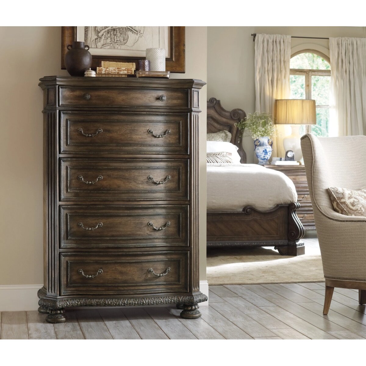 889cd1f8622fddc18471902a9ab5a376 Rhapsody Five Drawer Chest - Image 1