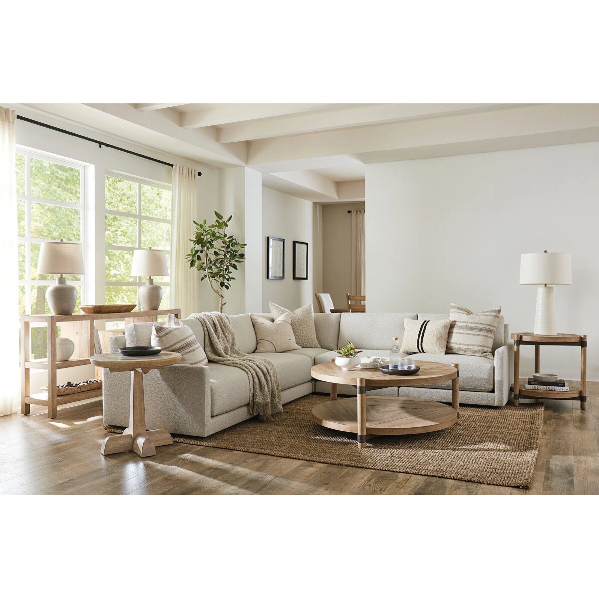 914a29883c941ae64acddc3e6c0f2c4e Vineyard Row Round End Table - Image 1