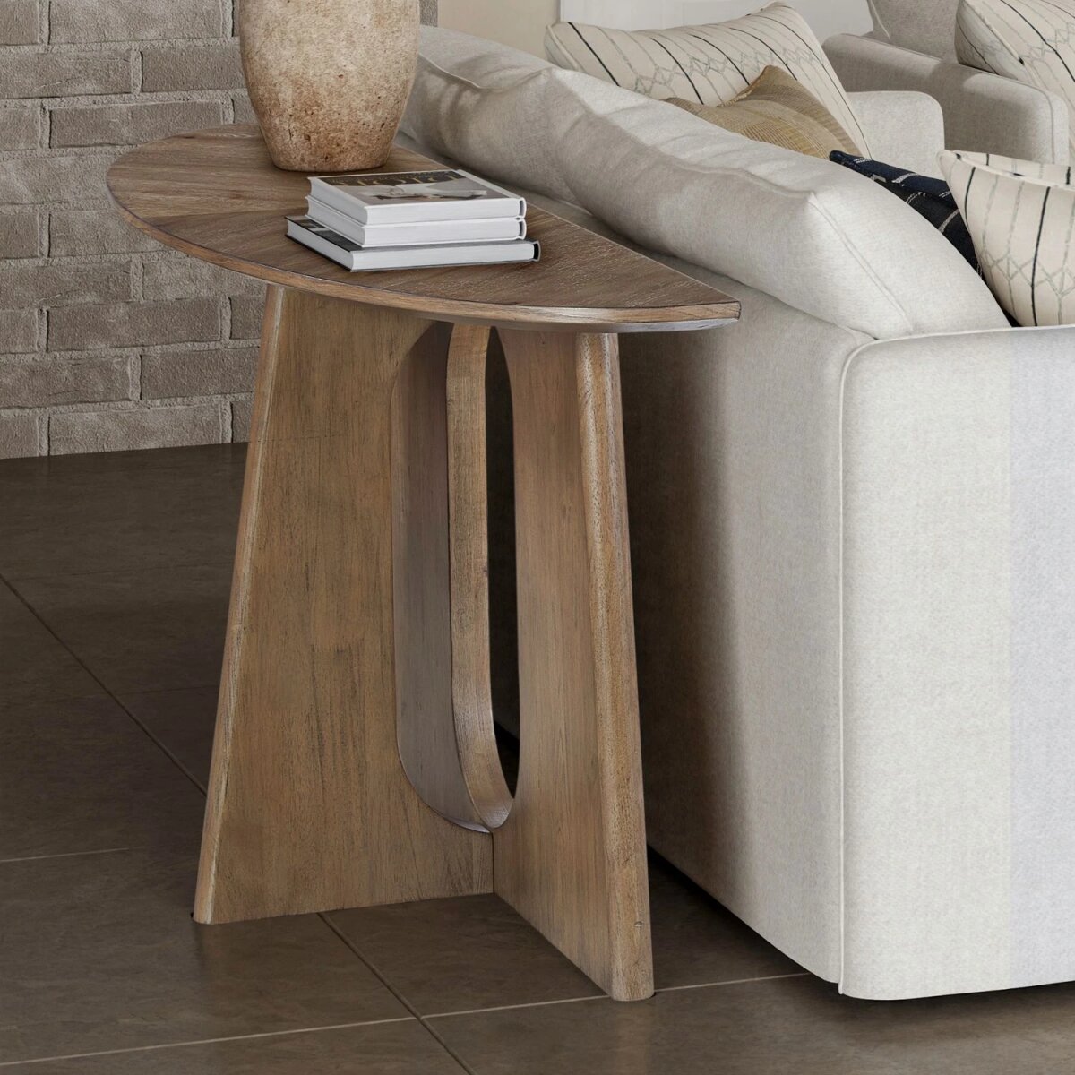 94134629f7befe5c1541e49ab42ea48e Demilune Sofa Table - Image 1