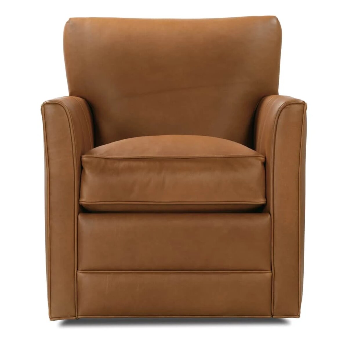 94eeb02f1d33ee7c9a77f9b6e7fcc10d Times Square Leather Manual Swivel Recliner - Image 1