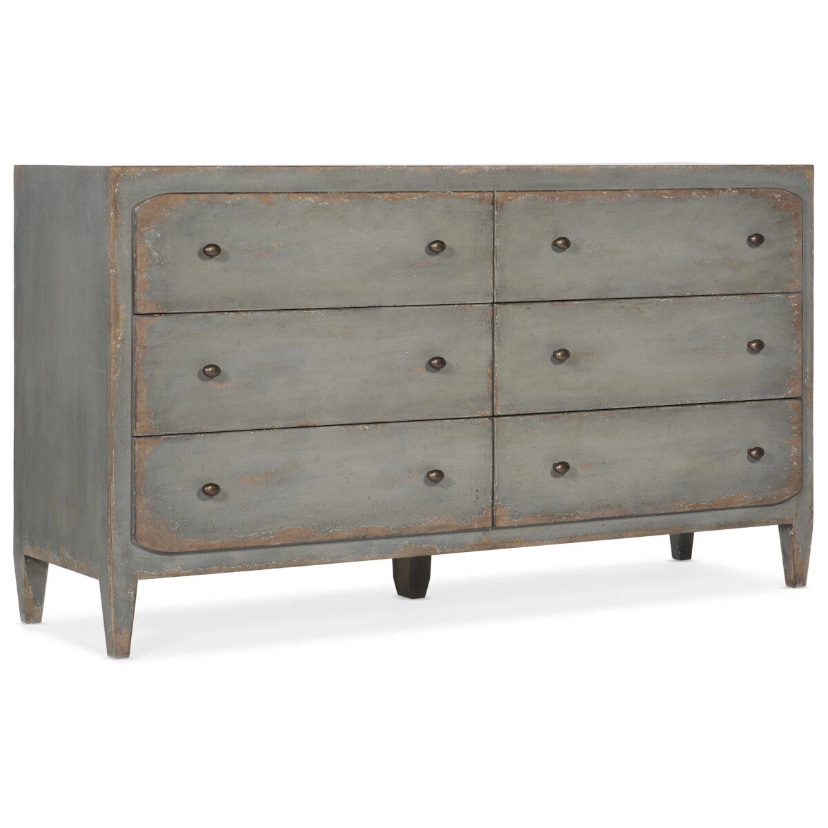 99ec9d198cf15301b5fc220f94109e9a Ciao Bella Six-Drawer Dresser- Speckled Gray - Image 1
