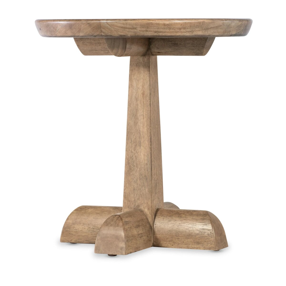 9b6444905e69d1aab292027beb3990df Vineyard Row Round Pedestal End Table - Image 1