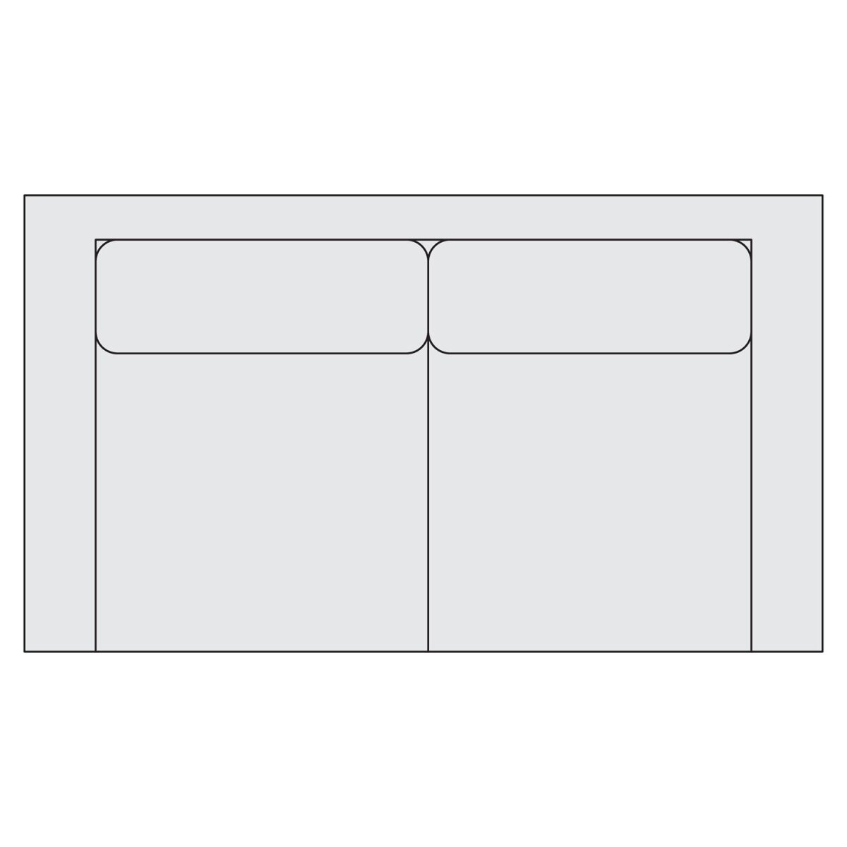 9cc86e2414e7220ea348efa6b1cac718 Fabric Loveseat - Image 1