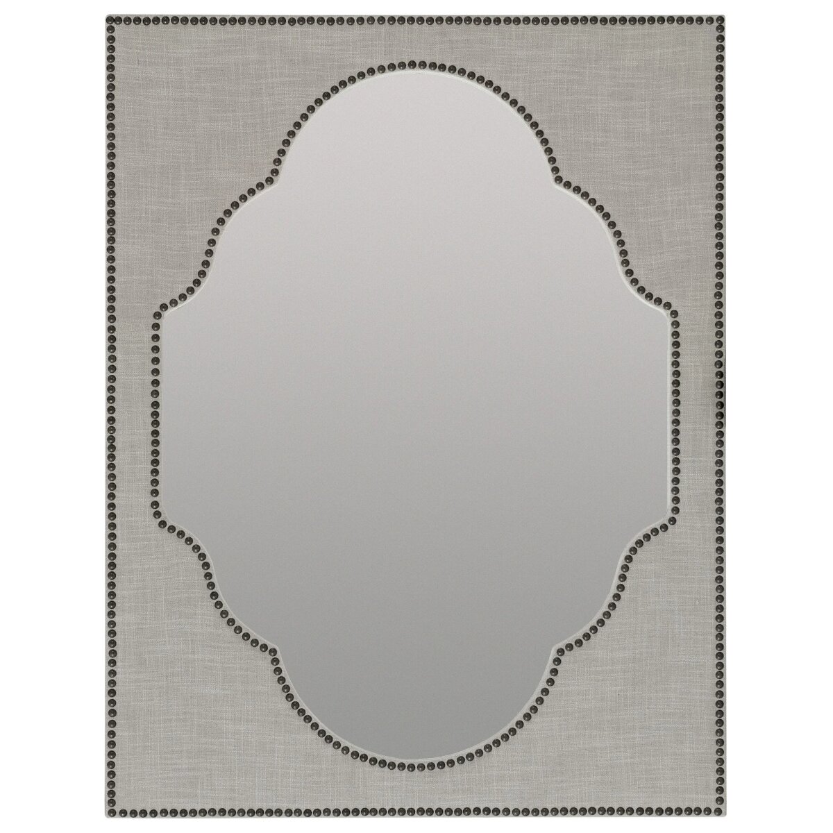 9d11462a45149c71246c59181be0debf Boheme Nourmand Linen Wrapped Mirror - Image 1