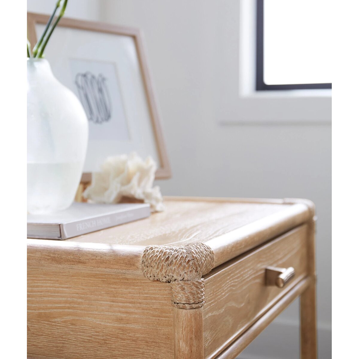 9f59fb9ae1e6517b4e9c066e96faa799 Retreat Pole Rattan End Table - Image 1