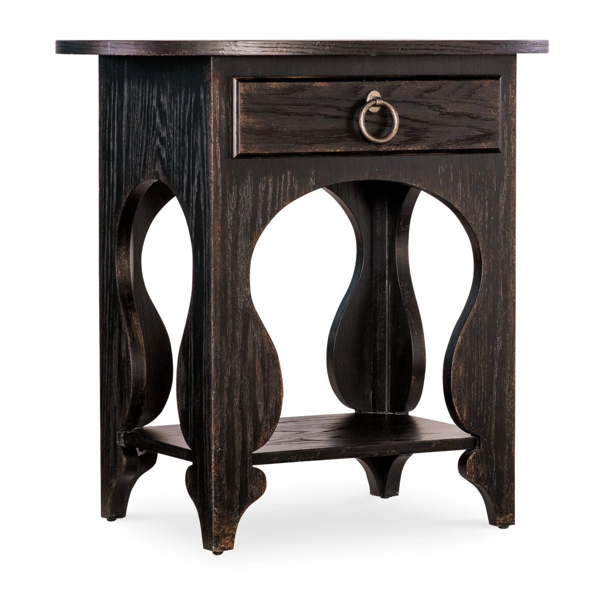 a63771d0a1c8e73f4a155871d262206f Americana One-Drawer Oval Nightstand - Image 1