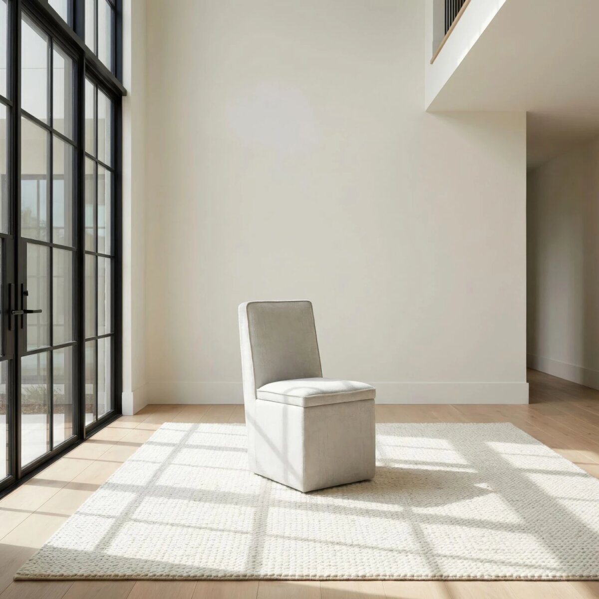 a74e3b7bd214efc6544880a128ced18e Accent Storage Dining Chair w/ Casters - Image 1