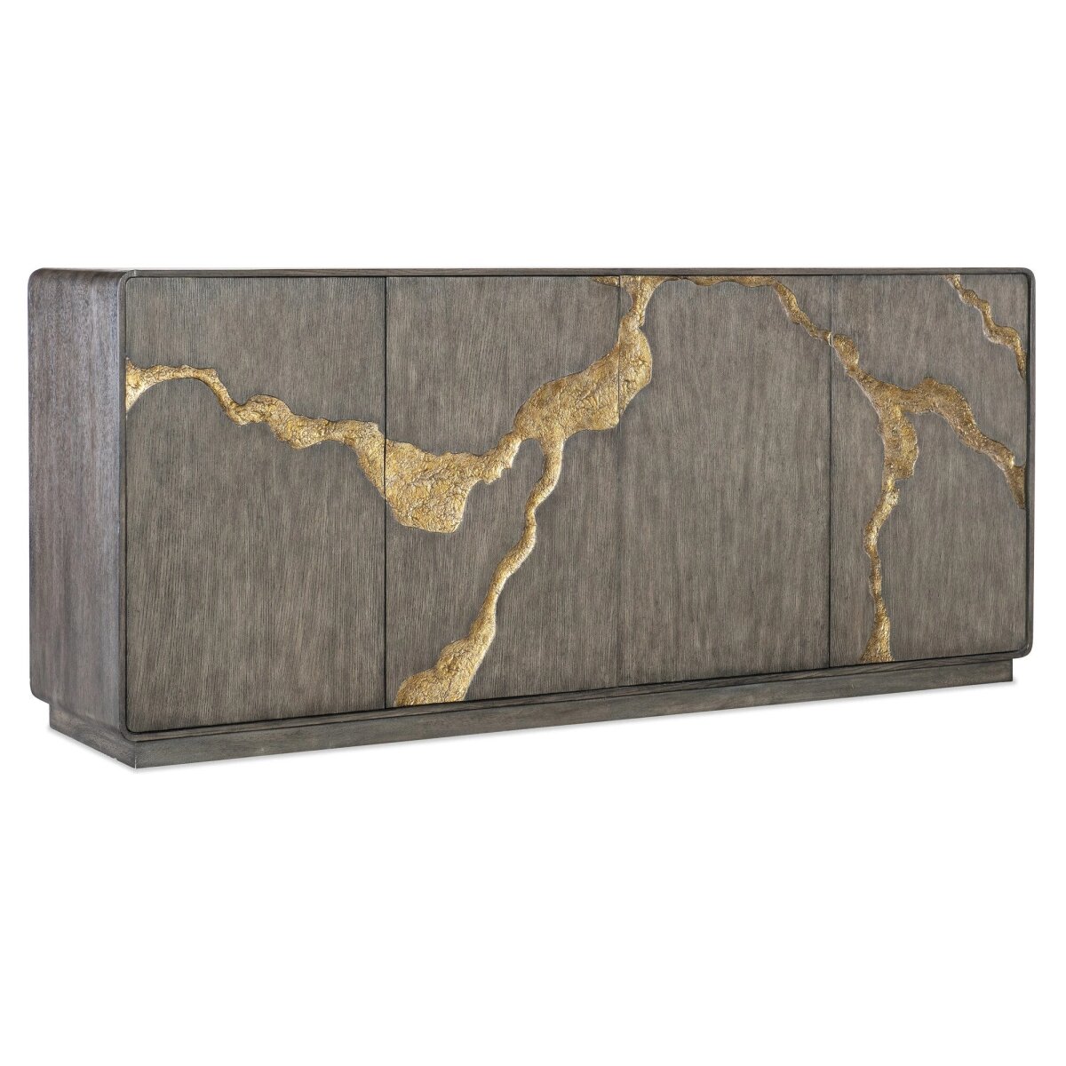 a7bcf1efd7649183cf829ae884430cf3 Melange Fissured Entertainment Credenza - Image 1