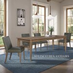 7 Piece Rectangular Table Set