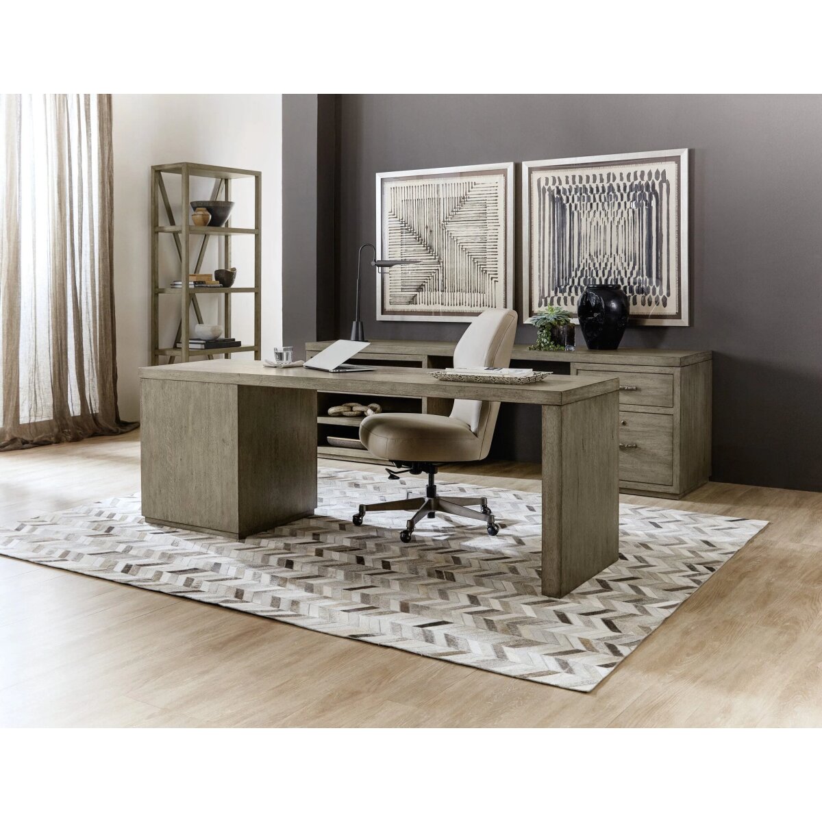 b7f3c8547dbbf0db1eee45e979ae8242 Linville Falls 84" Desk with One File - Image 1