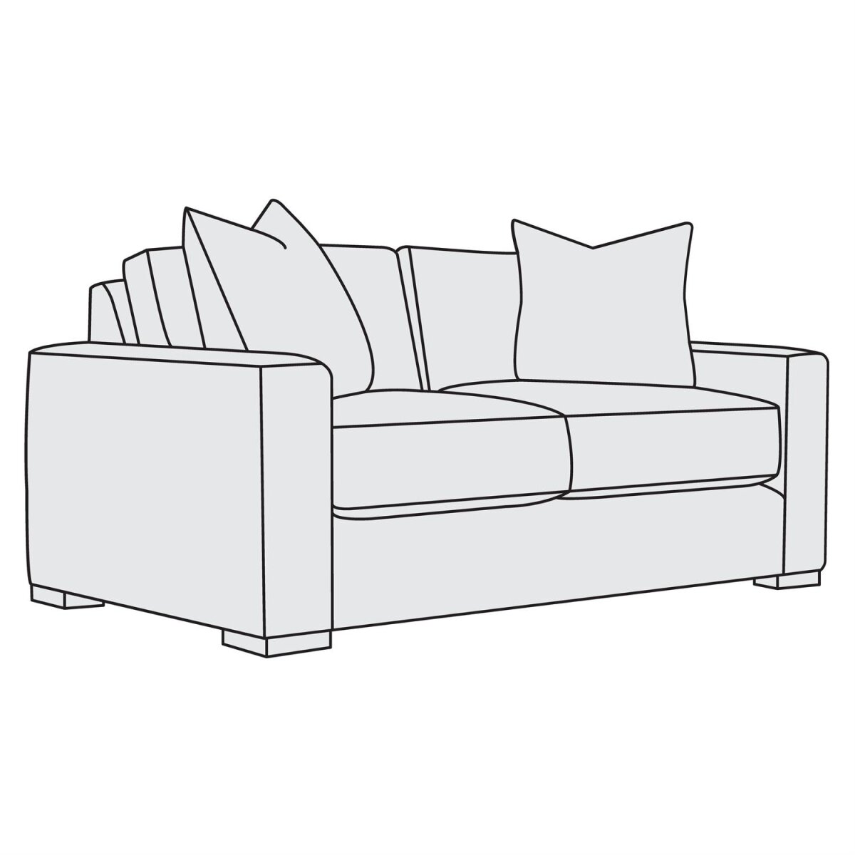 b9bf2cf593701fcc72b34f8b8c6a486d Vaughn Fabric Loveseat - Image 1